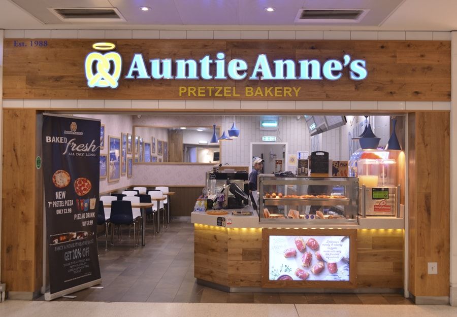 Auntie Anne's Shop Front