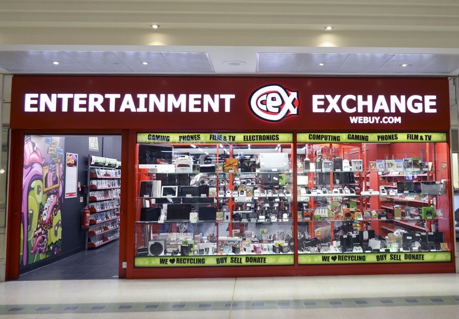 CeX Entertainment Exchange Shop Front