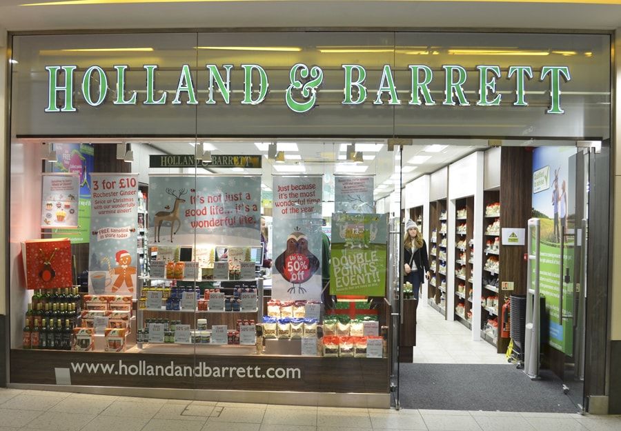 Holland & Barrett Shop Front