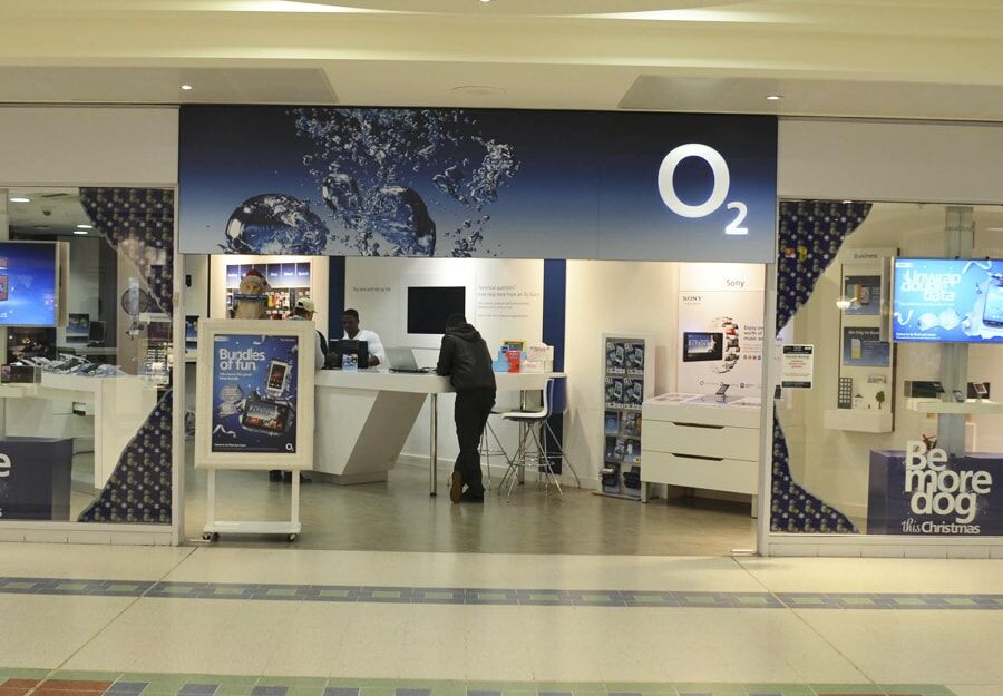 O2 Store Shop Front
