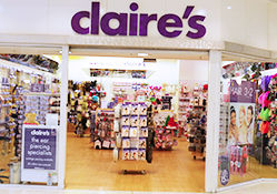 Claire's Accessories Shop Front