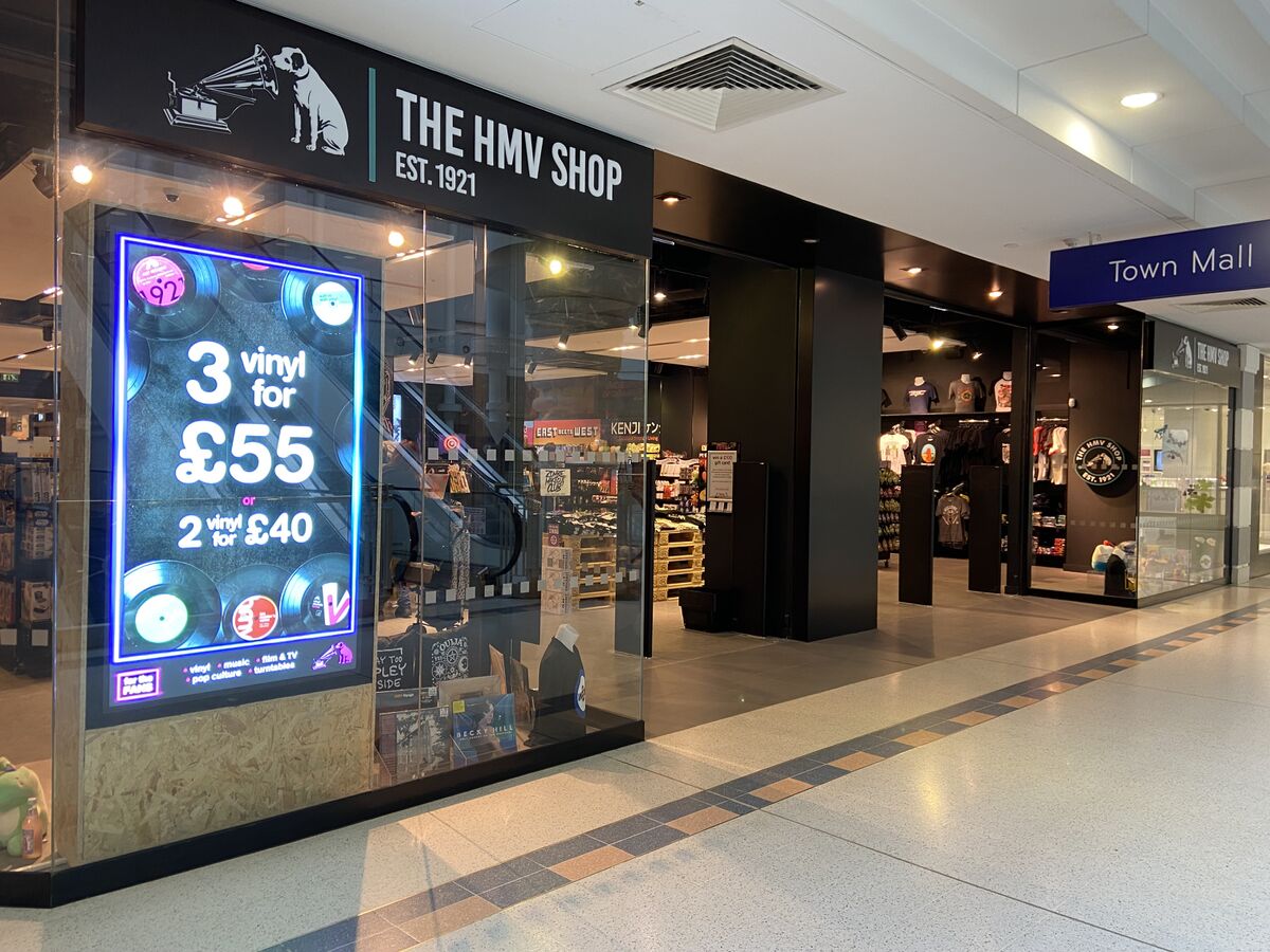 The HMV Shop Shop Front